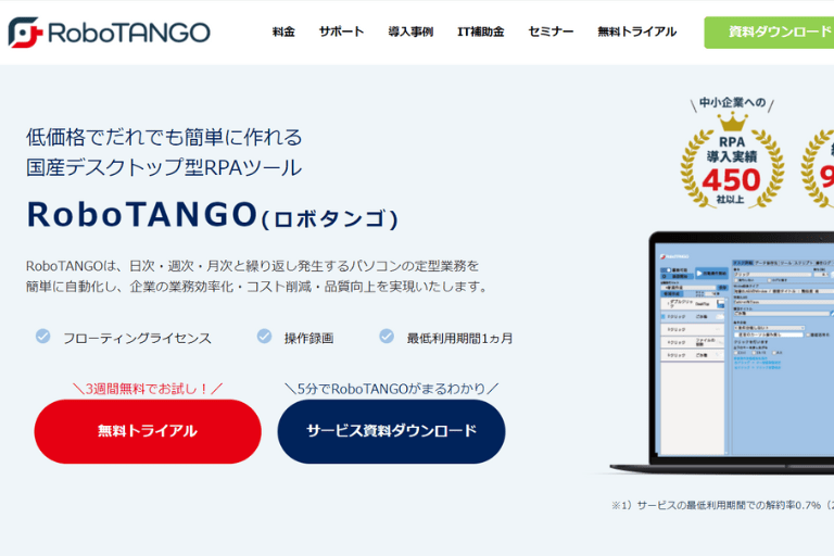 RoboTANGOのHP